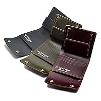 OPUS 三つ折り財布　ミニウォレット　レザー　ブラック　オールレザー　オーパス OPUS 三つ折り財布 ミニウォレット レザー ブラック オール